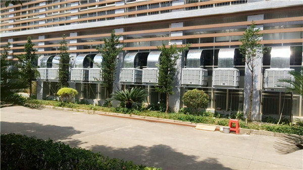 高温五金电子车间降温通风91蝌蚪在线视频效果明显